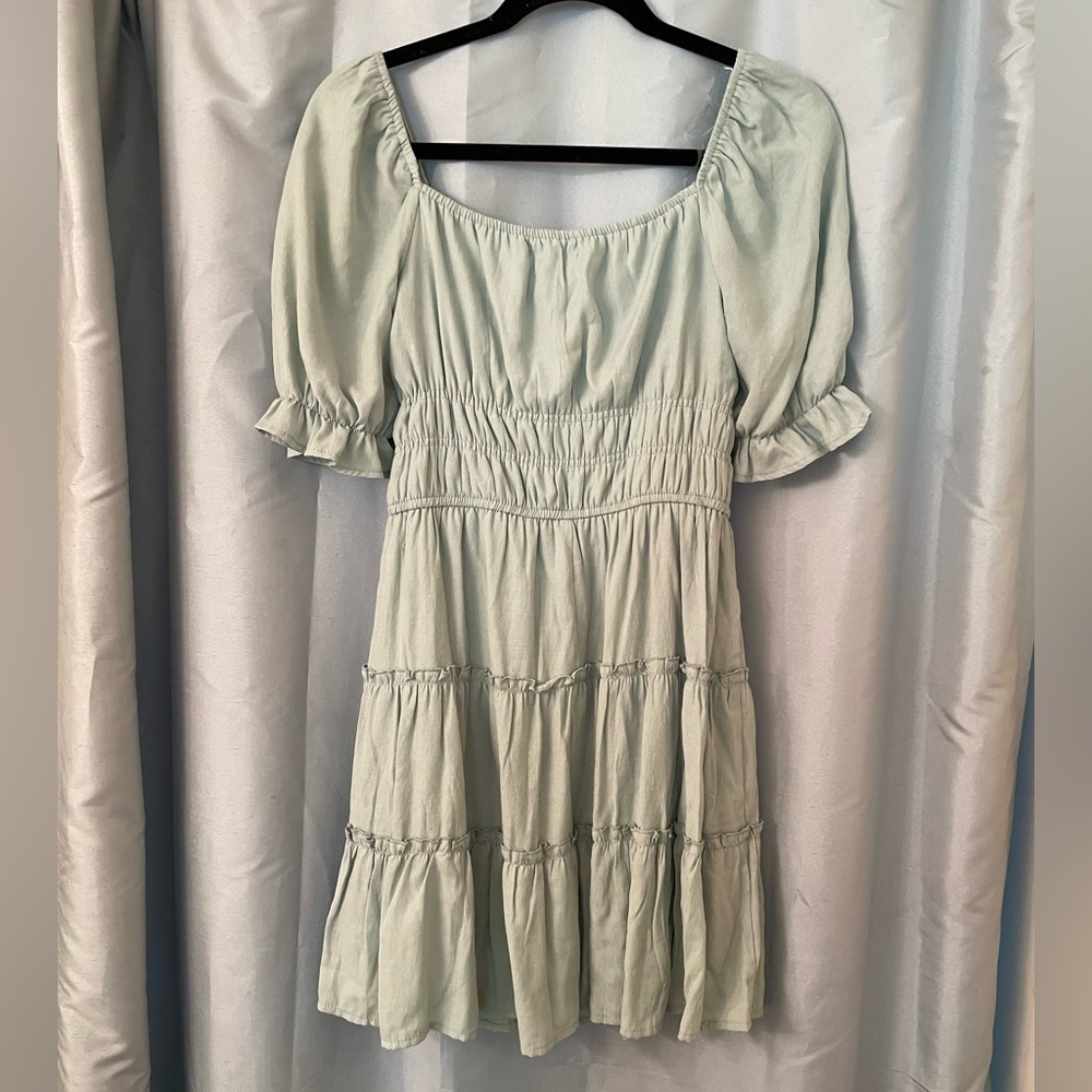 Light green sage dress NWT size small